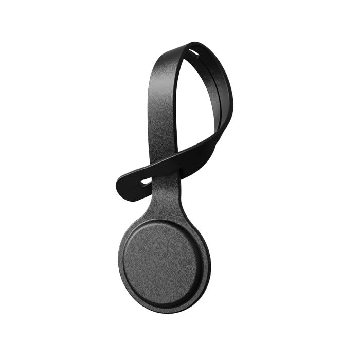 ROUNDFY MINI TAG – Compact Recycled PU Key Organizer with Dual Findy Tracking for Apple FindMy & Google Hub