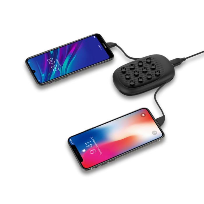 POWER GO PLUS - 10,000mAh Wireless Power Bank with Multi-Charging Cables and LED Indicator