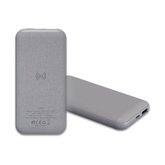 WIRELESS LIGHT UP - 10,000mAh Wireless Power Bank