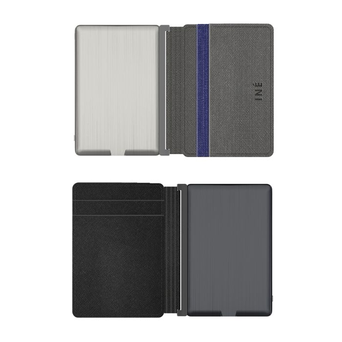 INE WALLET - Stylish Genuine Leather Wallet with Built-in 3,000mAh Battery and RFID Protection