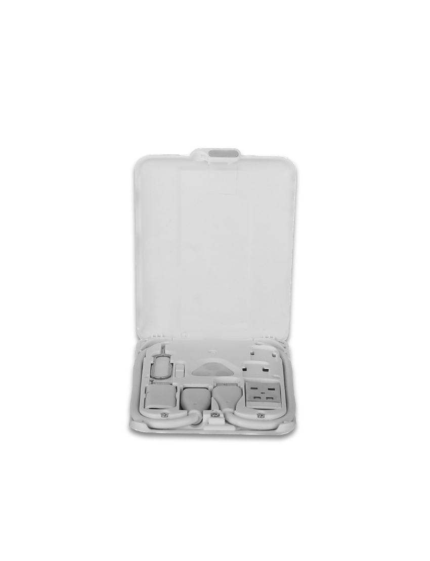 WIRELESS CABLE CASE – Card-Sized Organizer with USB Adapters & SIM Tool Kit - Image 3