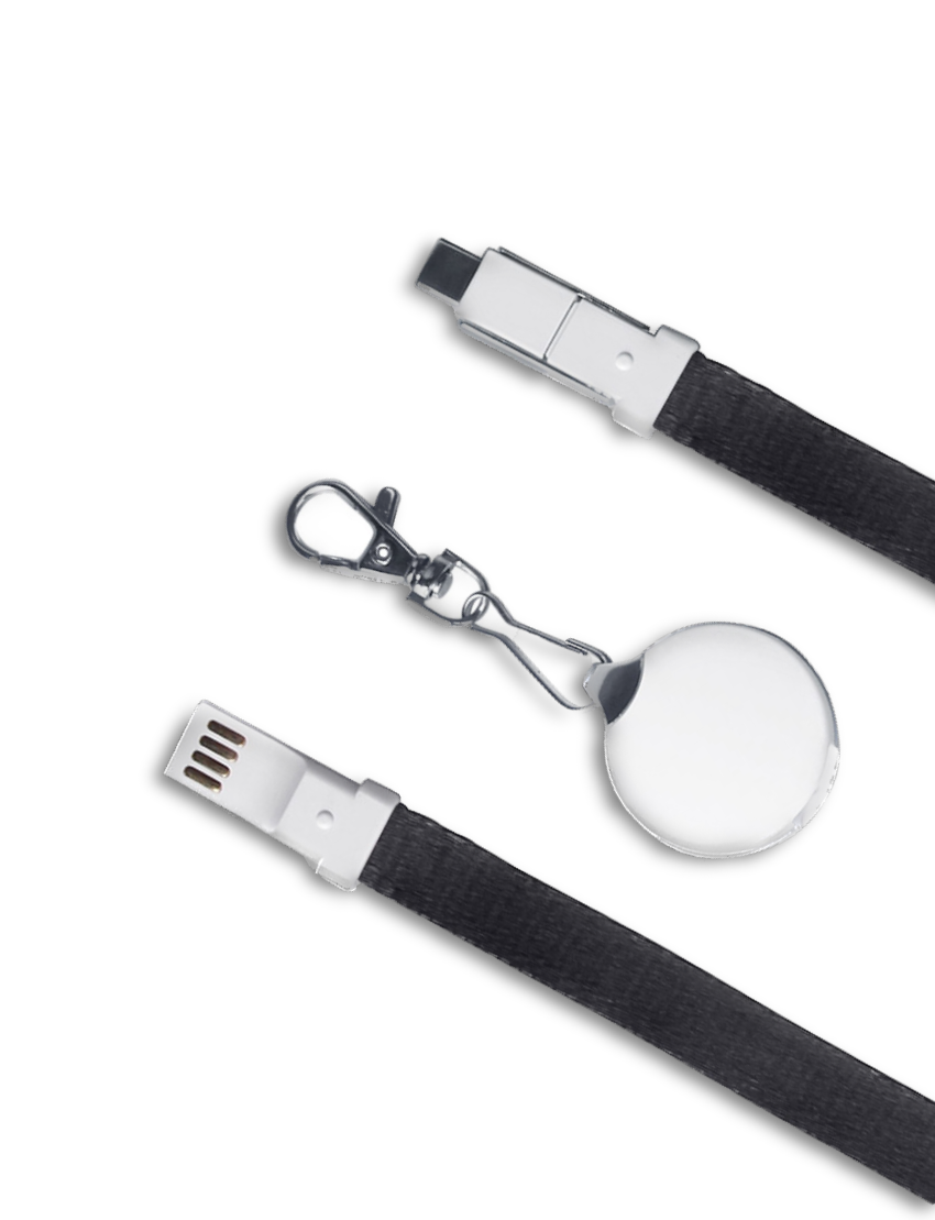 3 in1 LANYARD - Versatile Charging Cable for iOS, Android, and Type-C Devices - Image 3