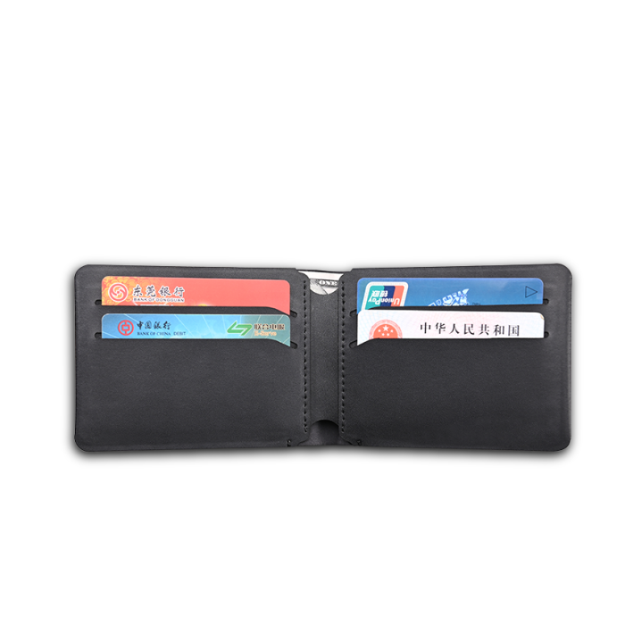 RFID ALU WALLET - Sleek RFID Safe Wallet with Elegant Aluminum Strip Design