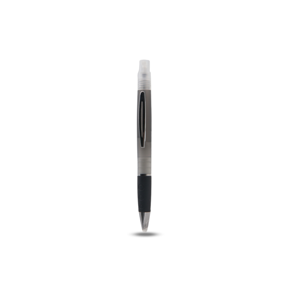 SPRAY PEN Black - Innovative Spray Ballpen with 3ML Alcohol Dispenser